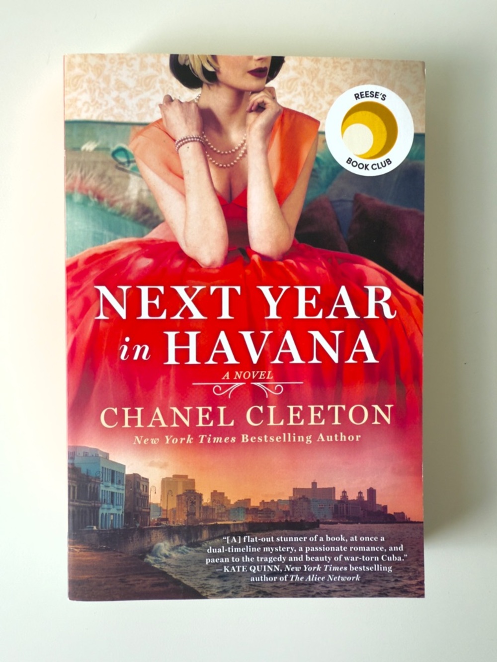 Next Year in Havana by Chanel Cleeton Paperback Novel Reese’s Book Club Pick
